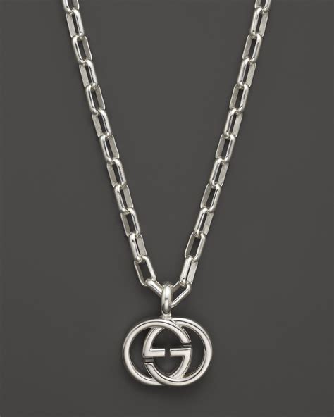 nordstrom gucci interlocking g necklace|gucci interlocking g pendant necklace.